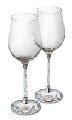 Swarovski Crystalline Red Wine Glasses (Set of 2), Swarovski Crystal