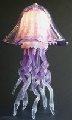Amethyst Jellyfish Lamp, Double Dome