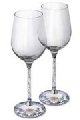 Swarovski Crystalline White Wine Glasses (Set of 2)