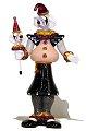 Stuart Abelman Jester Clown w/Stick, Ltd Ed.