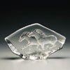 Mats Jonasson Running Horses Crystal Sculpture MJ 33716 LRG