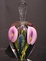 Calla Lily Tall Perfume Bottle, Lavender