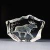 Mats Jonasson Moose Crystal Etched Sculpture33747