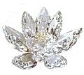 Swarovski Small Waterlily Silver Crystal - Retired