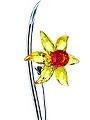 Swarovski Dacali, Light Topaz Flower
