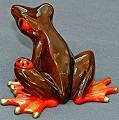 Barry Stein Chocolate Bugsy Frog Sculpture
