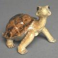 Brown Daden Bronze Turtle Sculpture by Barry Stein