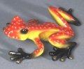 Fire Lola Frog Sculpture by Barry Stein