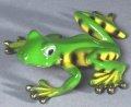 Multicolor Lime Lola FrogSculpture  by Barry Stein