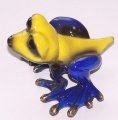 Yellow-Purple Dezerae Bronze Frog, large