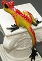 Fire Hang Over Bronze Frog Sculpture by Barry Stein