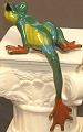 Multicolor-Green Hangover Frog Sculpture by Barry Stein