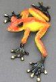 Fire Slider Frog Bronze Sculpture by Barry Stein