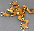 Multicolor Brown Kookala Frog Sulpture by Barry Stein