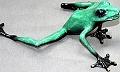 Green Footloose Bronze Frog by Barry Stein
