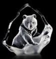 Mats Jonasson  Grizzly Bear - Miniature Glass Etching- MJ 88131