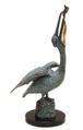 Bronze Pelican with Fish 31618