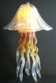 Amber Jellyfish Lamp, Double Dome