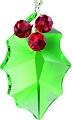 Holly Leaf Ornament, Swarovski