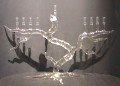 Chanukiah Menorah Glass Candleholder by Frabel