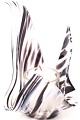 Serviente Glass Black Dap Tea Light