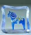 Dalecarlia Horse  Blue, by Mats Jonasson