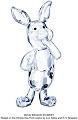 Swarovski Crystal Disney Piglet, 2010 Retired