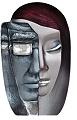 FeMale Mask by Mats Jonasson, Red -MJ 65129