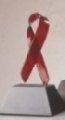 Remembrance Ribbon, red small - Special order