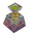 Crystal Perfume Bottle with dichroic colors