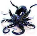 Twilight Hopko Glass Octopus Sculpture (please select size)
