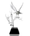 Eagle On Branch, large, Glass Sculpture - Special order