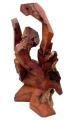 "Celebration" Abstract Redwood Sculpture by Daryl Stokes