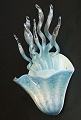 Aqua Blue Jellyfish Wall Sconce Light