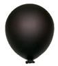 Rubino Glass Black Balloon Wall Sculpture