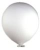 Rubino Glass White Balloon Wall Sculpture