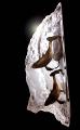 Humpback Whales - Mermaid Mixed Media Metal Sculpture Trinity