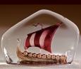 Viking Ship, small, color, Mats Jonasson
