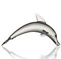 Dolphin Glass Sculpture