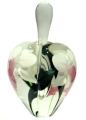 White with Pink Orchid Perfume Bottle