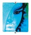 Mats Jonasson Afrodite Blue Mask Wall Sculpture, LE MJ-63024