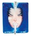Mats Jonasson Morgana Blue Mask Wall Sculpture MJ-63026
