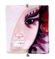 Mats Jonasson Afrodite Purple Mask Wall Sculpture MJ 63025