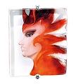 Mats Jonasson Panthera Orange/Red Mask Wall SculptureMJ-63029
