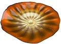 Orange Wallplate by Cliff Goodman