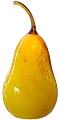 Glass Fruit, Yellow Pear, oversized 18.5" tall, by Cliff Goodman