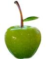 Glass Fruit, Green Apple, oversized, by Cliff Goodman