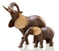Elephant Mother and Baby Wildlife Sculpture 80163