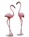 Pink Flamingo Garden Sculptures