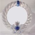 Swarovski Crystal Blue Flower Picture Frame - SALE